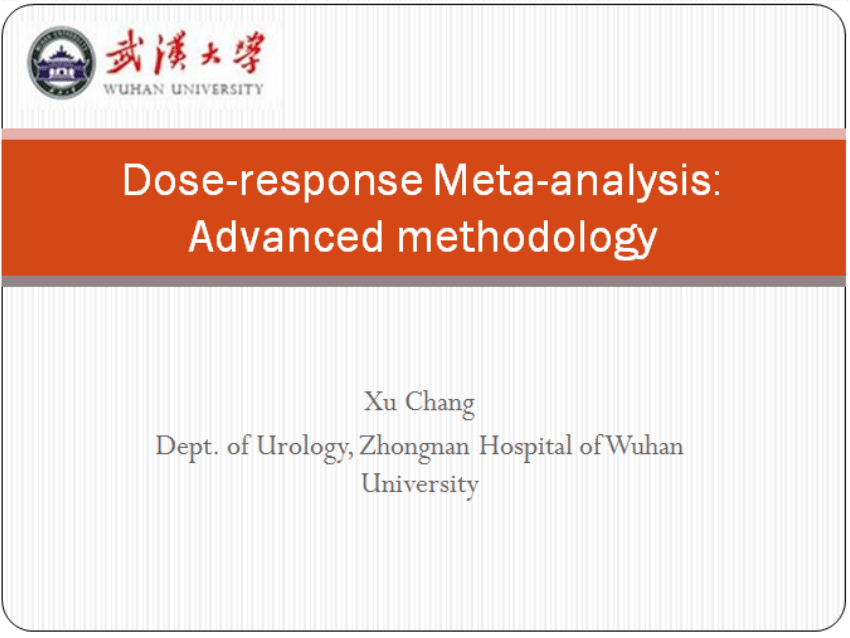 dose response meta analysis r