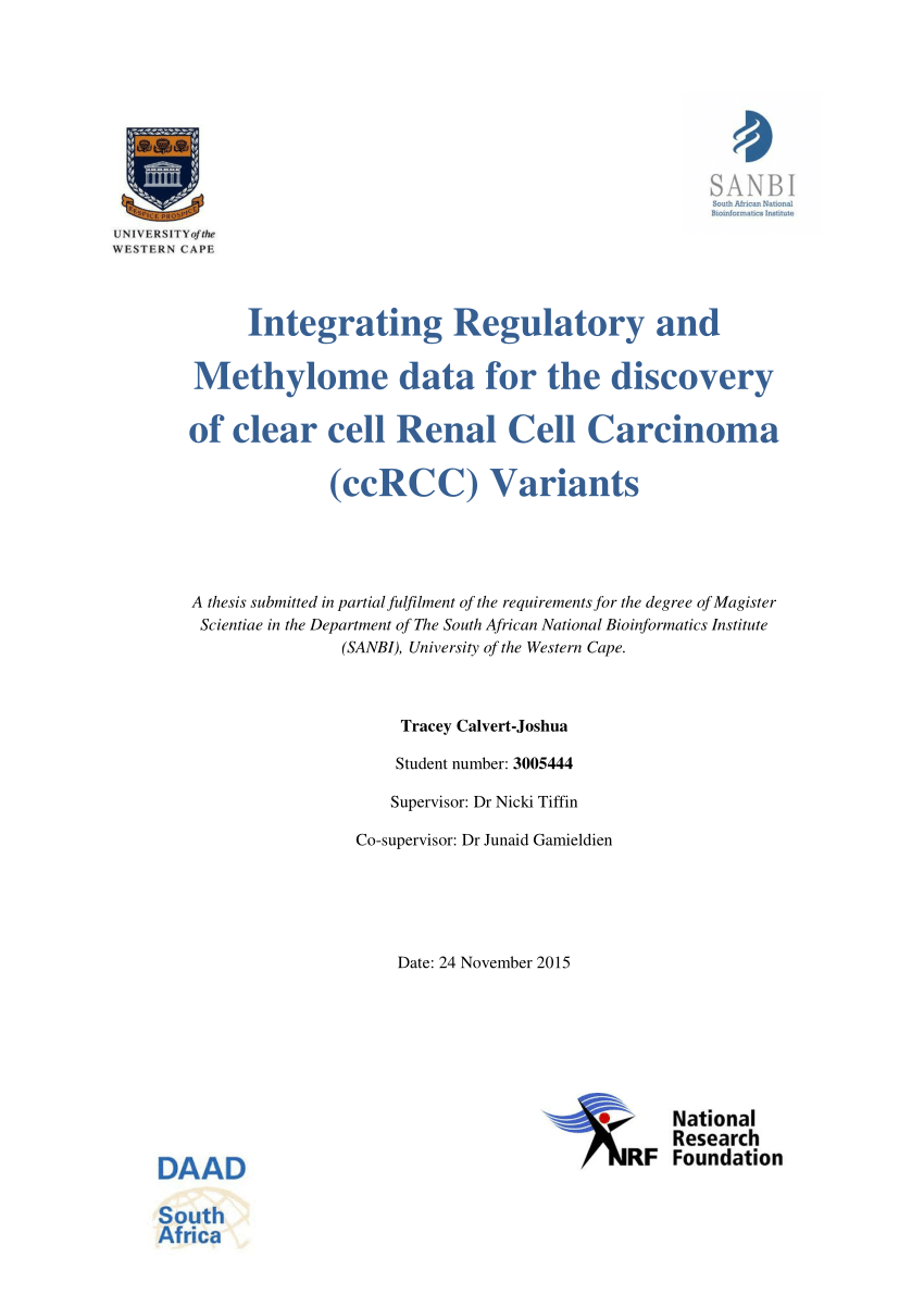 PDF) Integrating Regulatory and Methylome data for the discovery ...