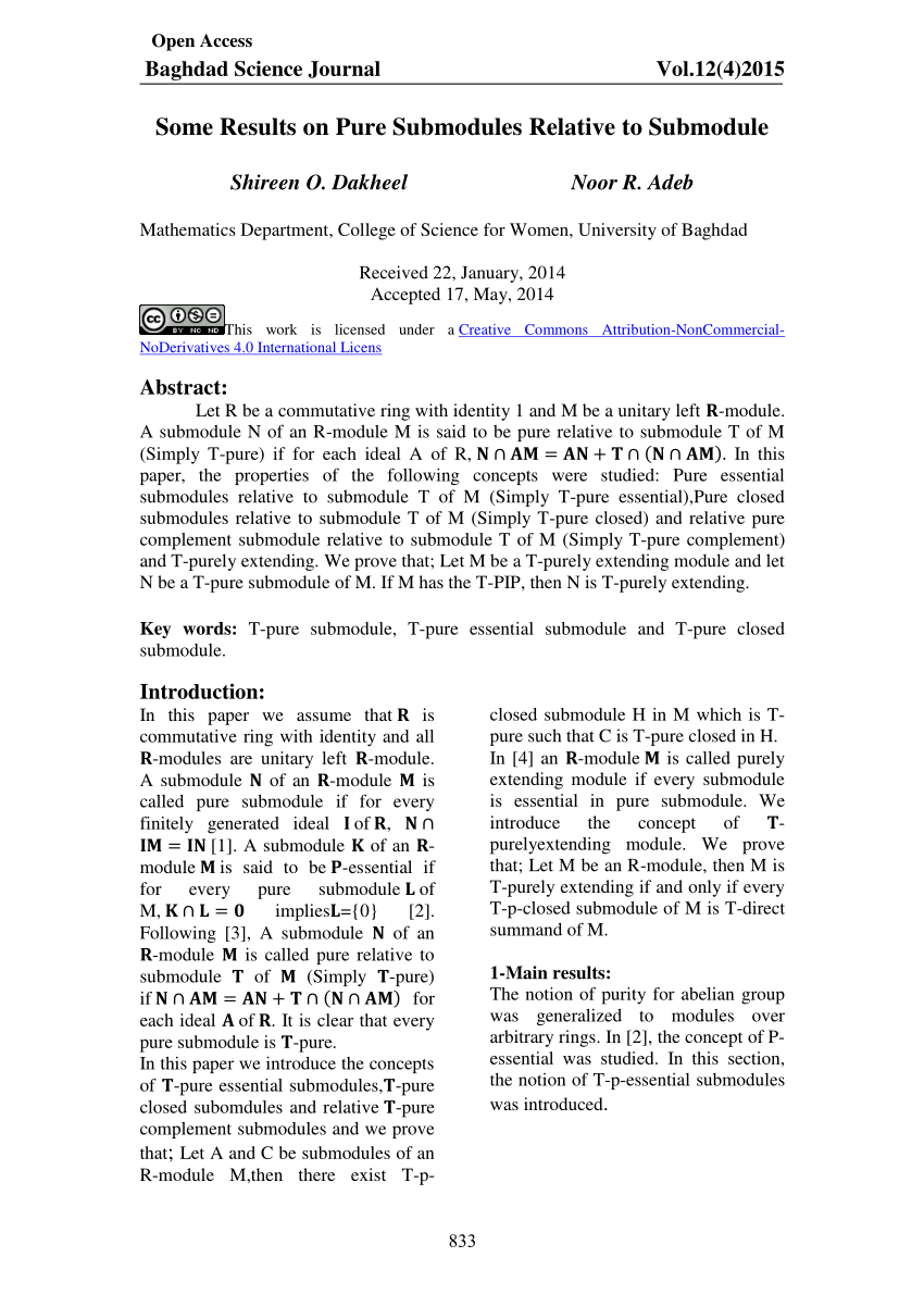 Introduction to Submodules