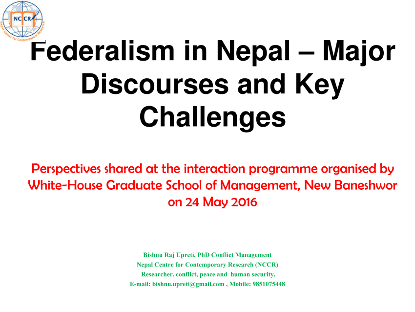 federalism in nepal essay for class 10