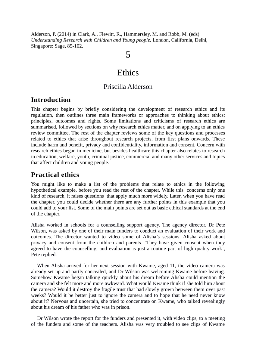 what is ethics essay pdf