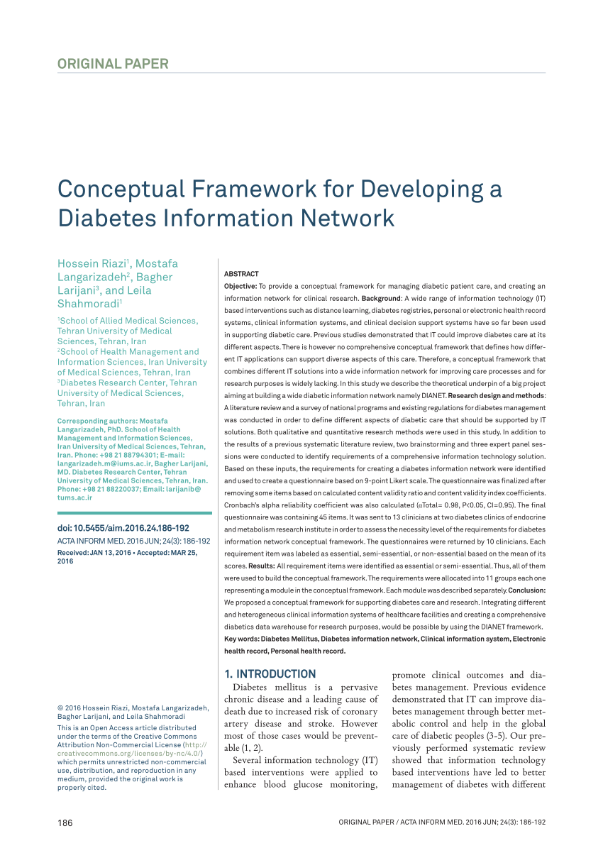 diabetes research paper thesis statement)