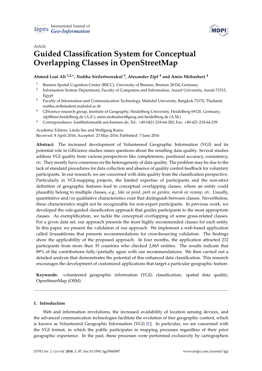 Pdf Guided Classification System For Conceptual Overlapping Classes In Openstreetmap 3725