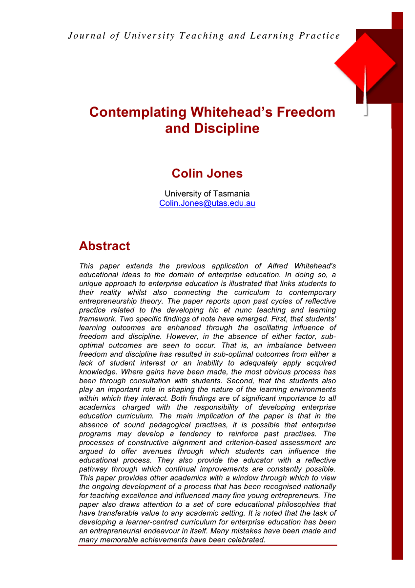 PDF) Rethinking hic et nunc: Contemplating Whitehead