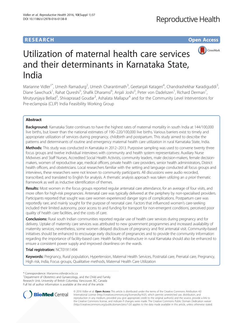 sample research proposal on maternal health