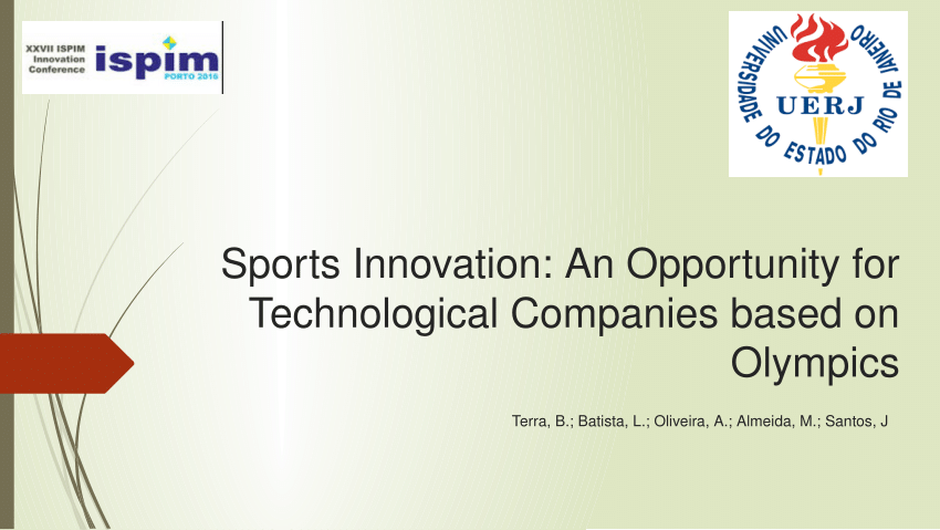 Pdf Sports Innovation An Opportunity For Technological Companies Based On Olympics