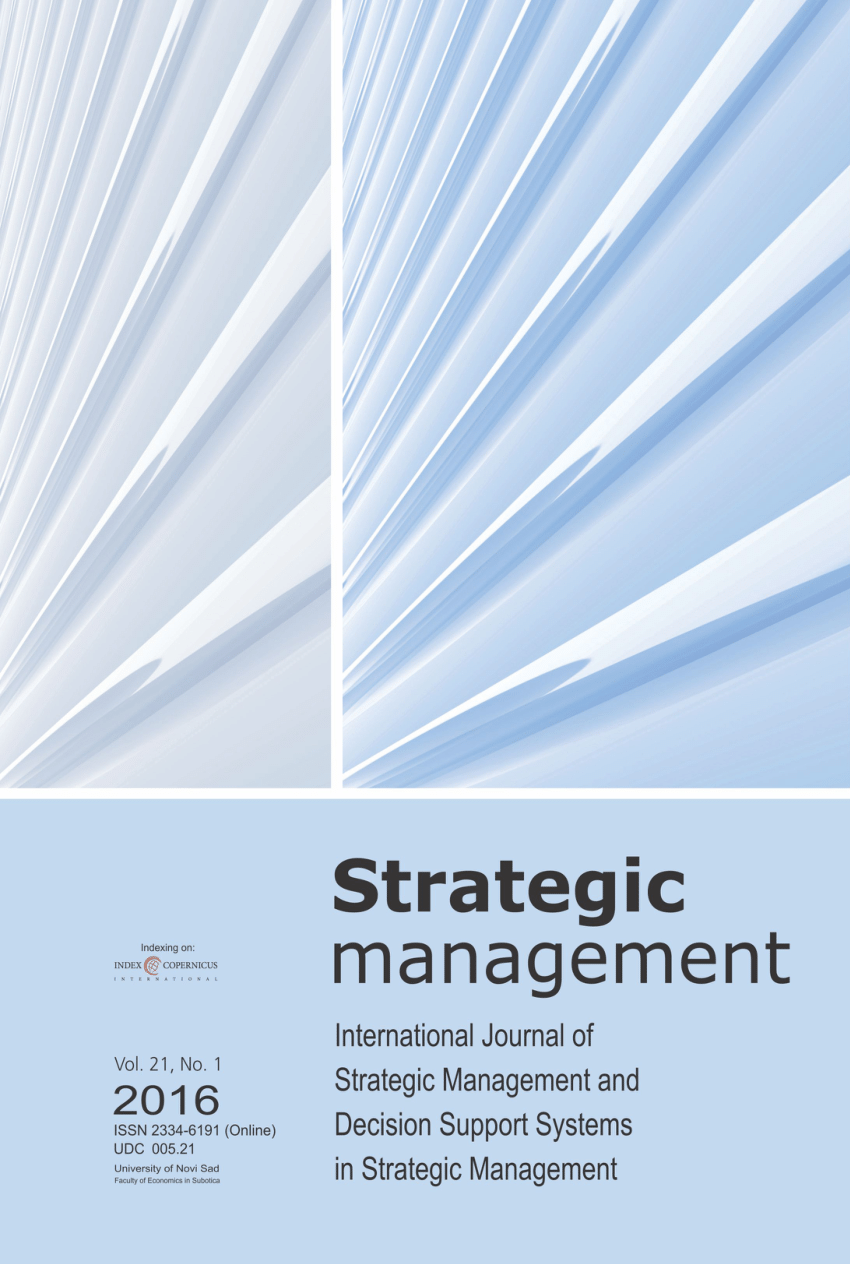 research articles in strategic management