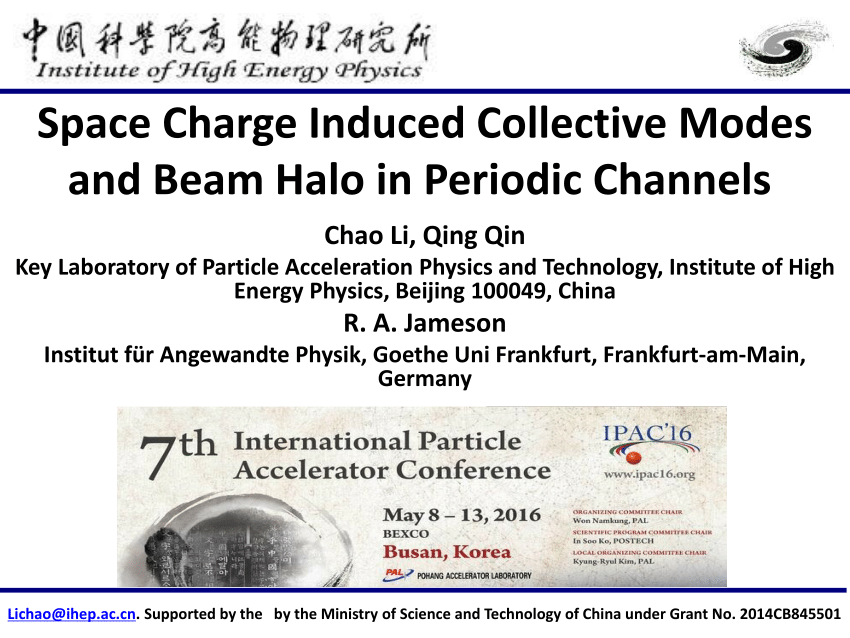 Pdf Space Charge Induced Collective Modes And Beam Halo In