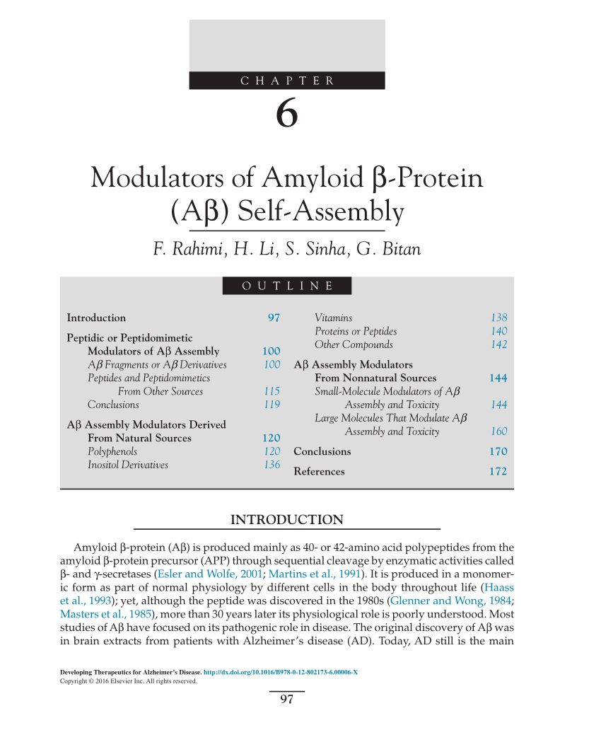 Comparison of Three Amyloid Assembly Inhibitors: The Sugar scyllo