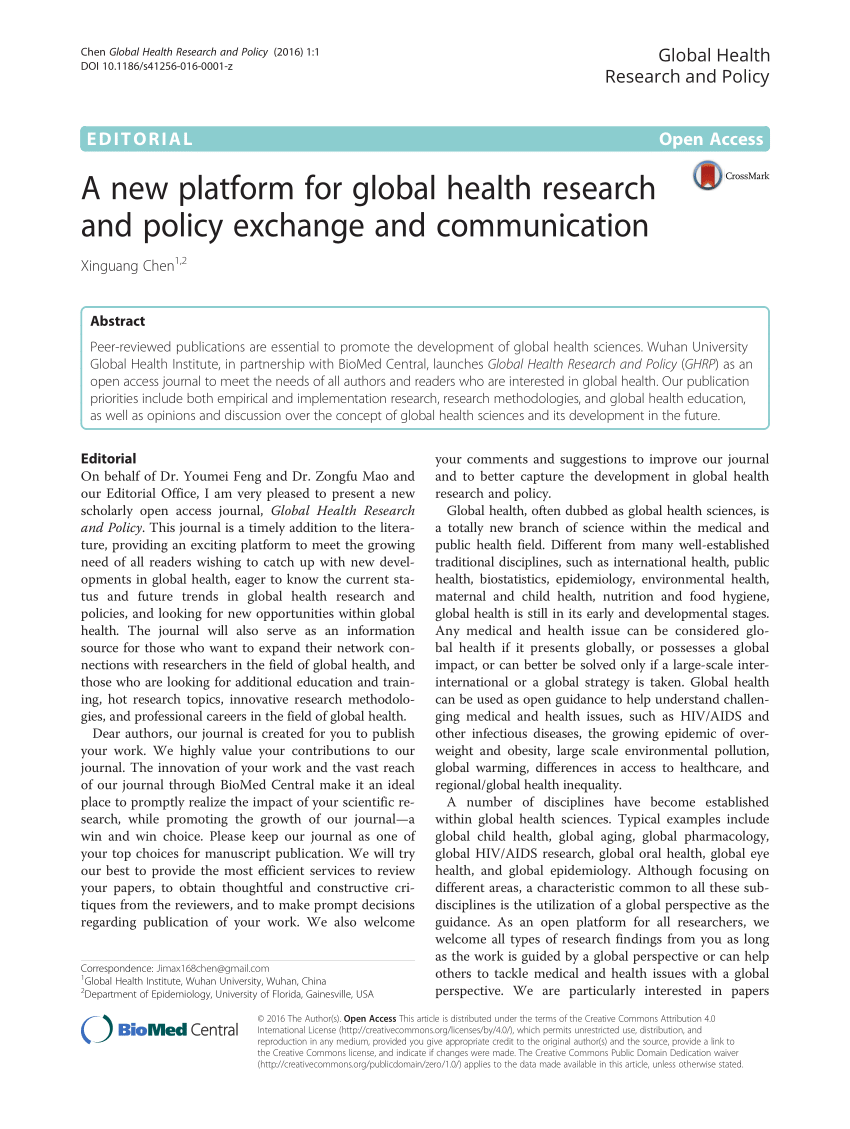 health research and policy systems journal