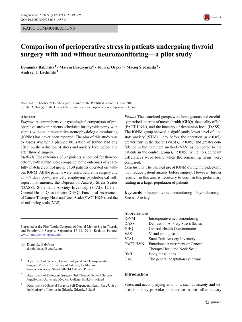 PROFESSIONAL BURNOUT AND THE AFFECTING FACTORS IN NEUROMONITORING-BRIEF  PERSONAL SYNOPSIS