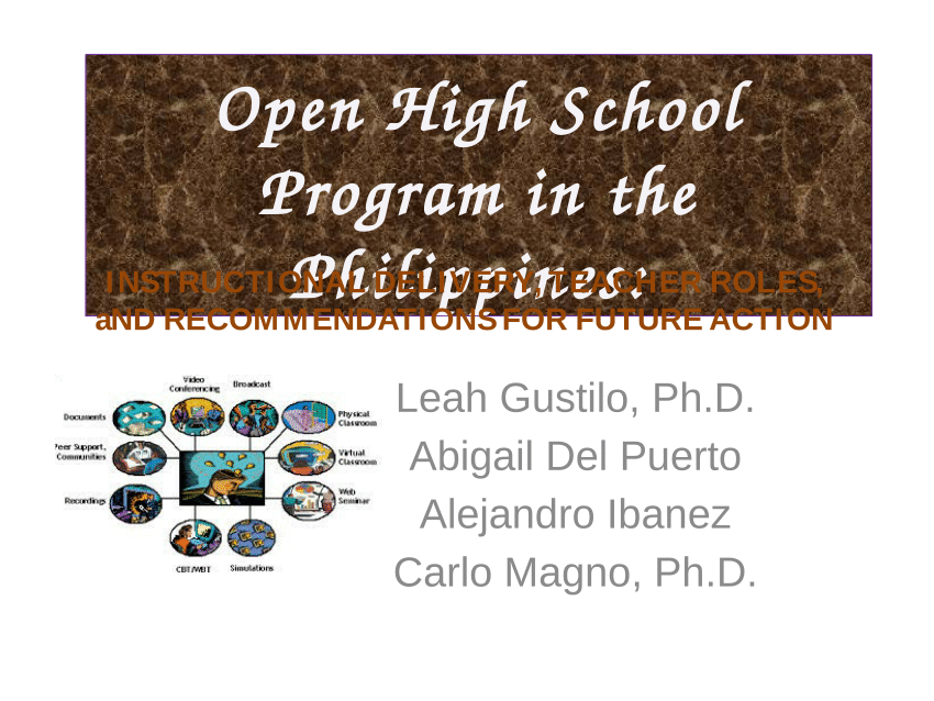 research paper about open high school program