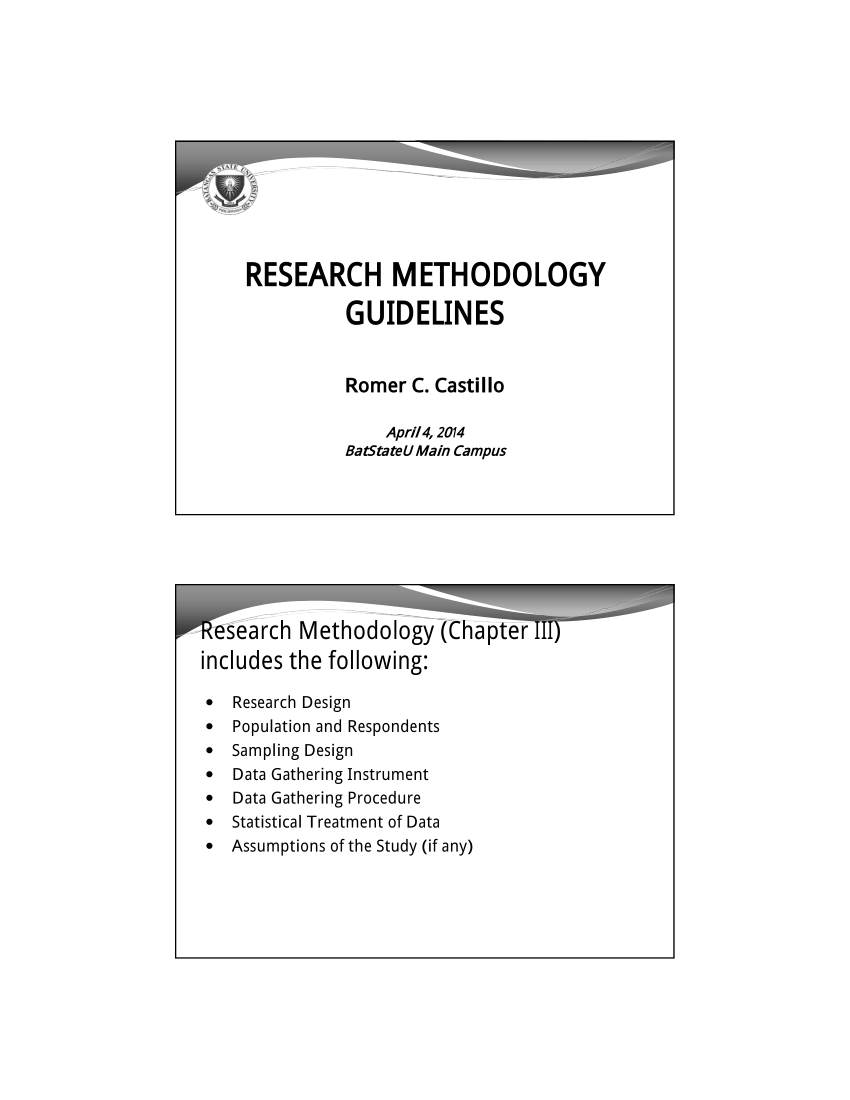 reference in research methodology pdf