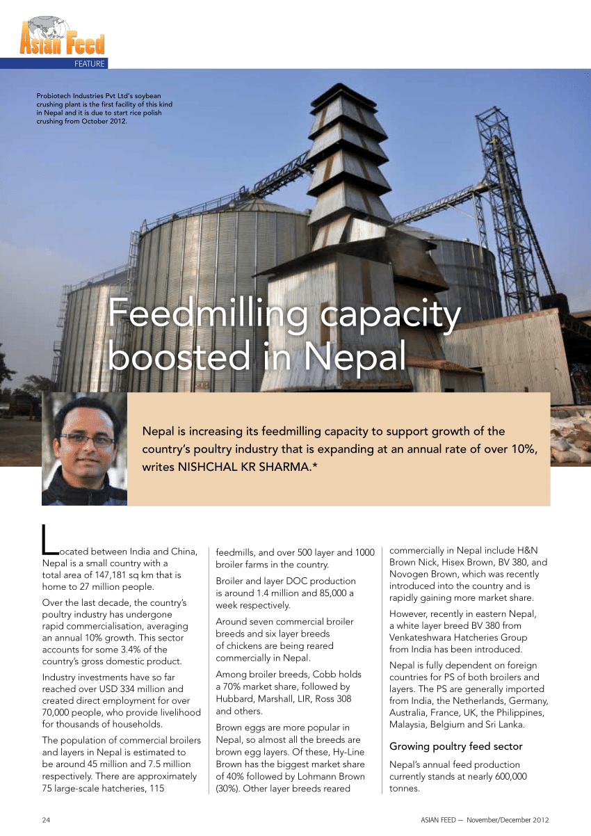 PDF) Feedmilling capacity boosted in Nepal