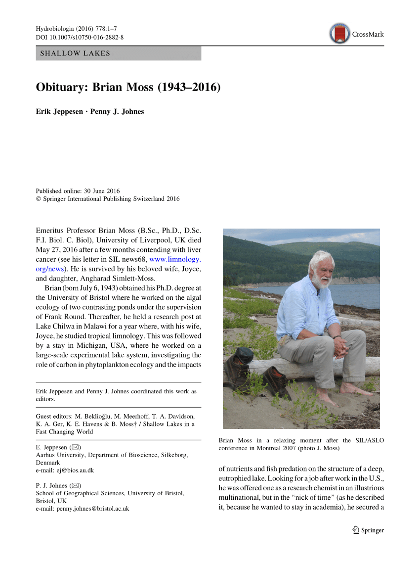 Rudyard Kipling kode Spaceship PDF) Obituary: Brian Moss (1943–2016)