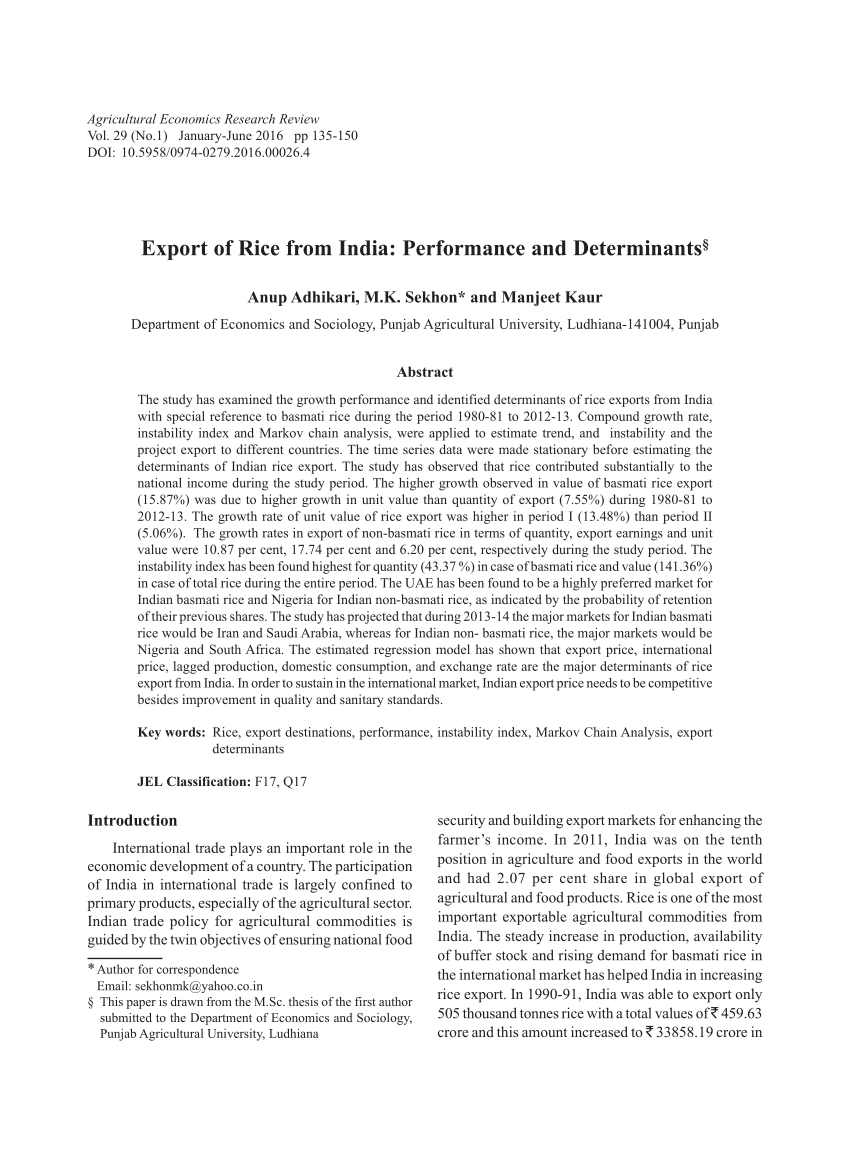 phd thesis on export performance