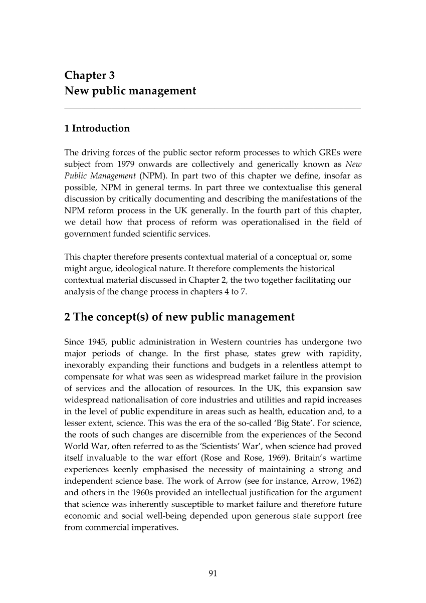 phd thesis in new public management