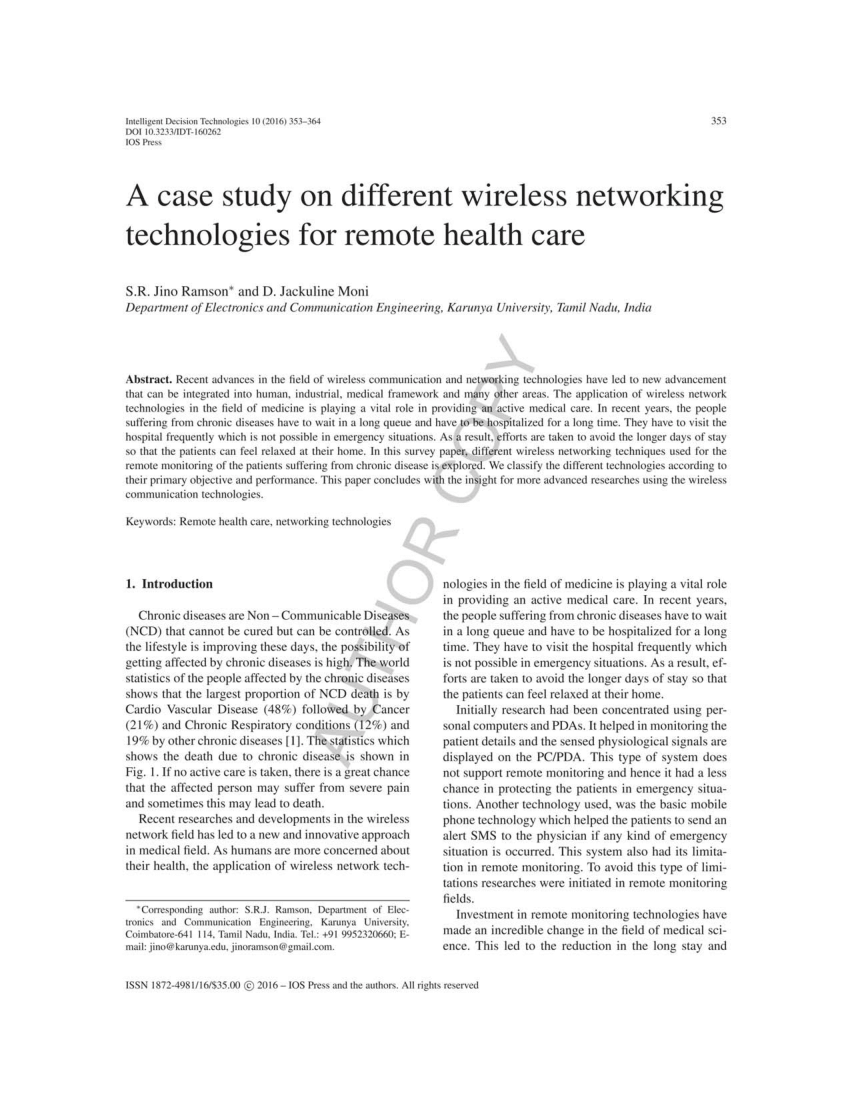 case study on wireless network