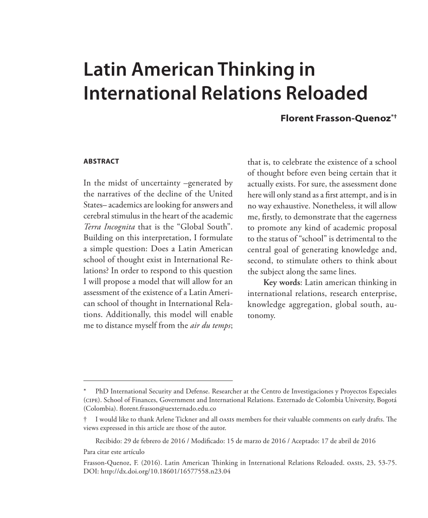 References - Un Debate Historico Inconcluso en America Latina