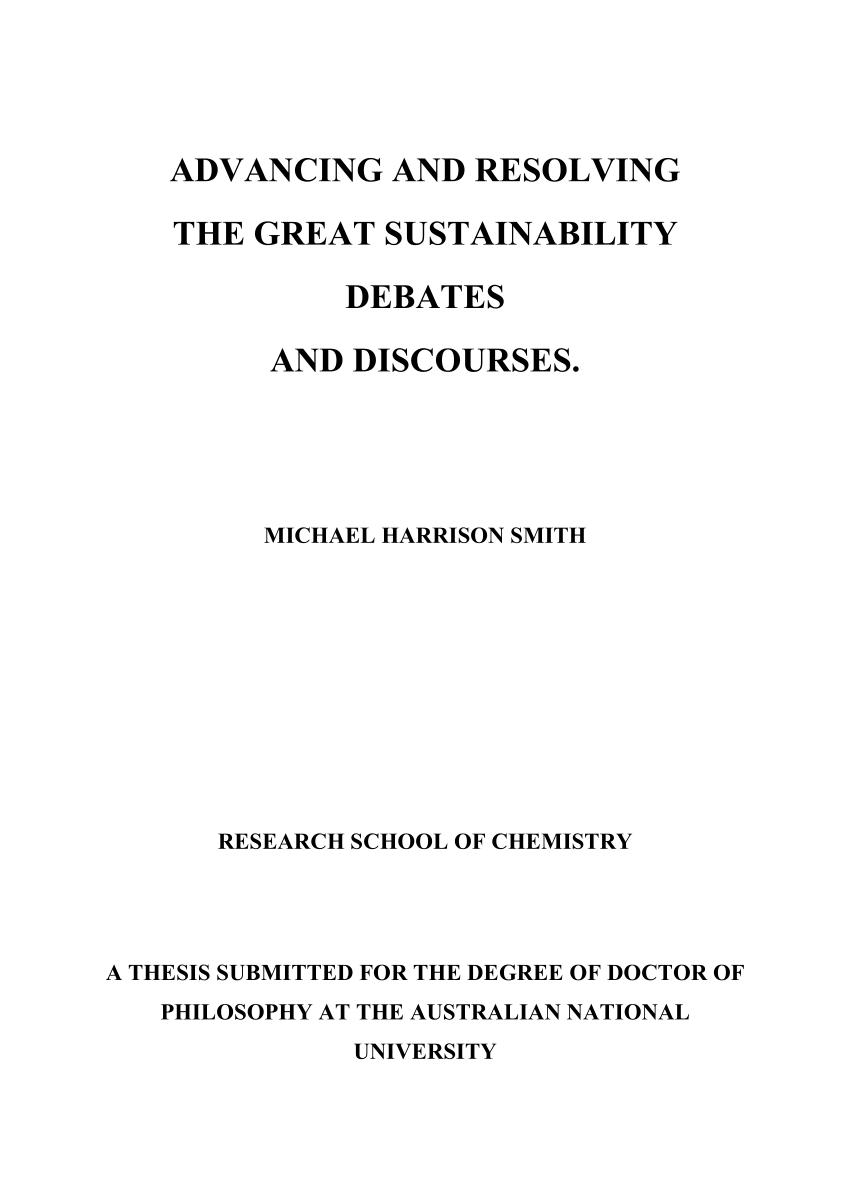 thesis by standard format anu