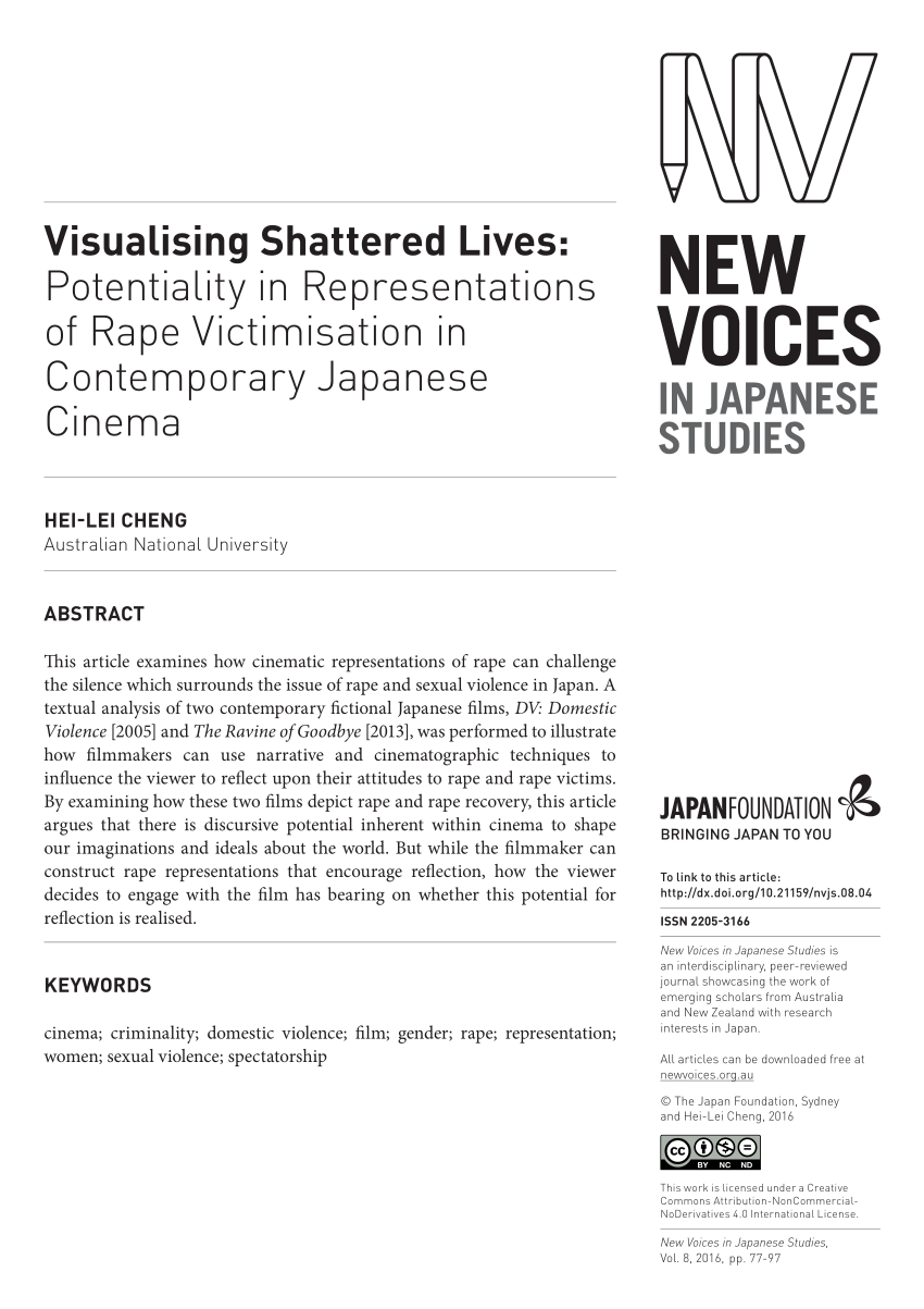 850px x 1203px - PDF) Visualising Shattered Lives: Potentiality in Representations ...