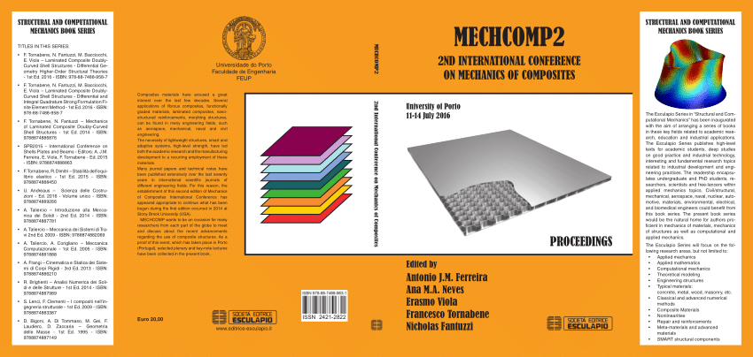 Pdf 2nd International Conference On Mechanics Of Composites