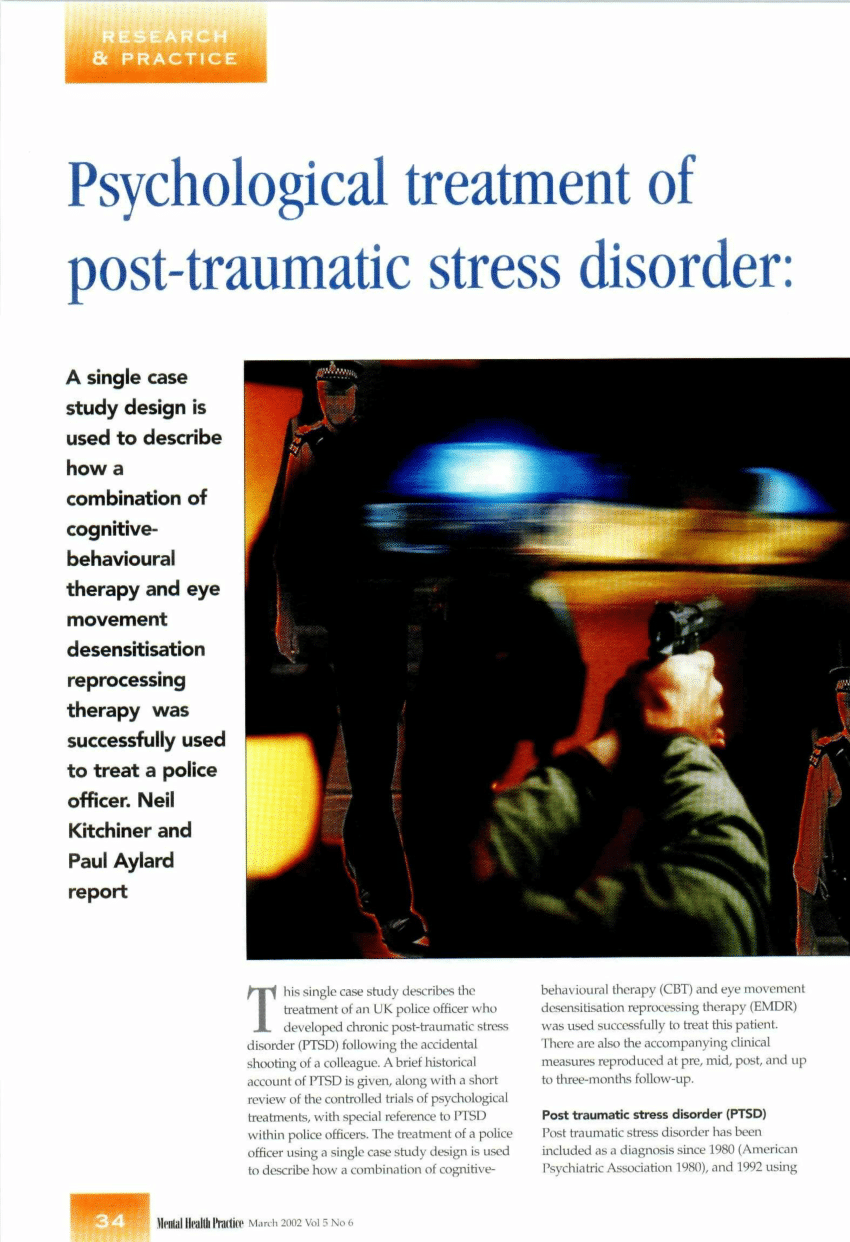(PDF) Psychological treatment of post-traumatic stress disorder:: A
