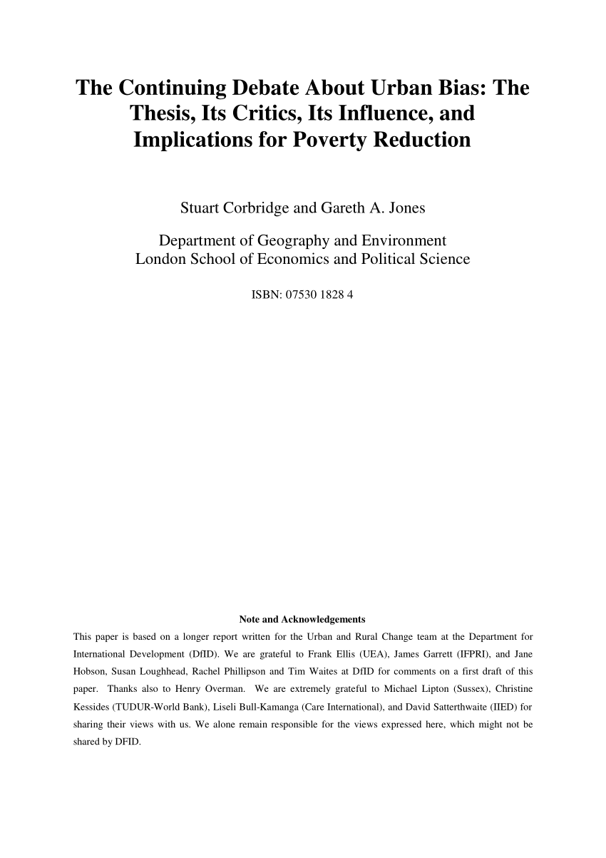 poverty reduction thesis