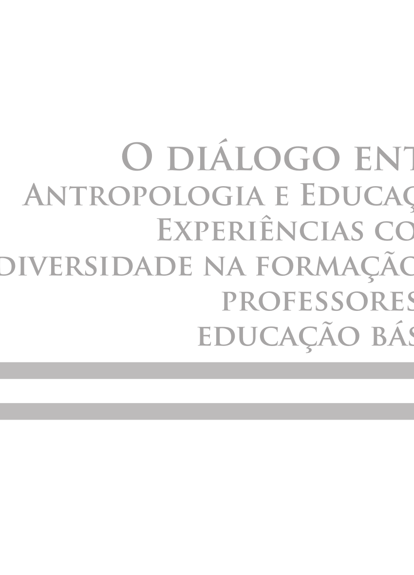 PDF) Prefácio- Antropia, Interculturalidade e Educacao