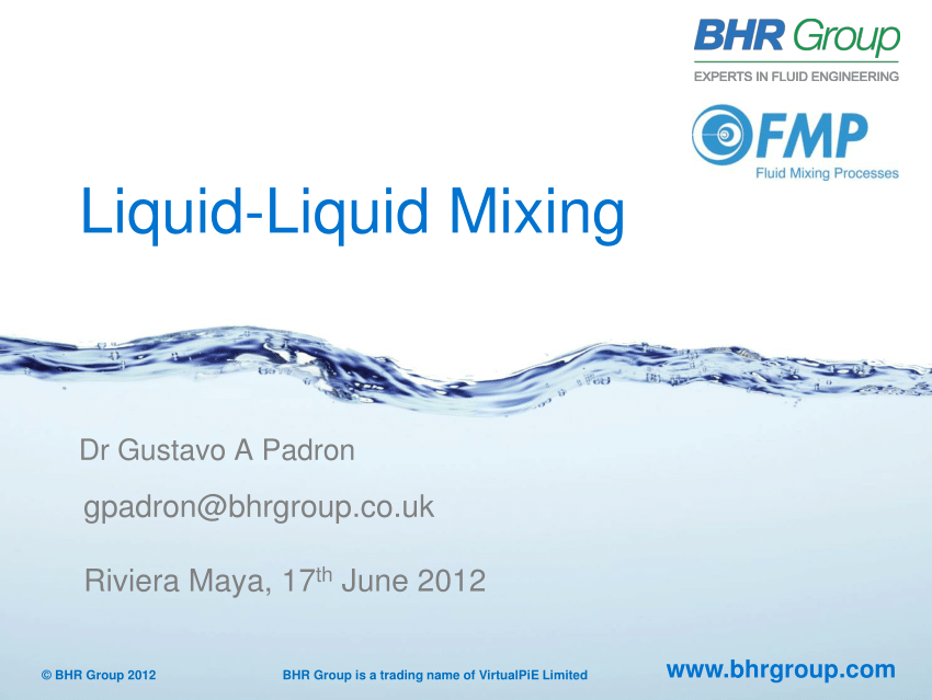 Mixing of Low Viscous Liquids LiquidMix - INOXPA mixing