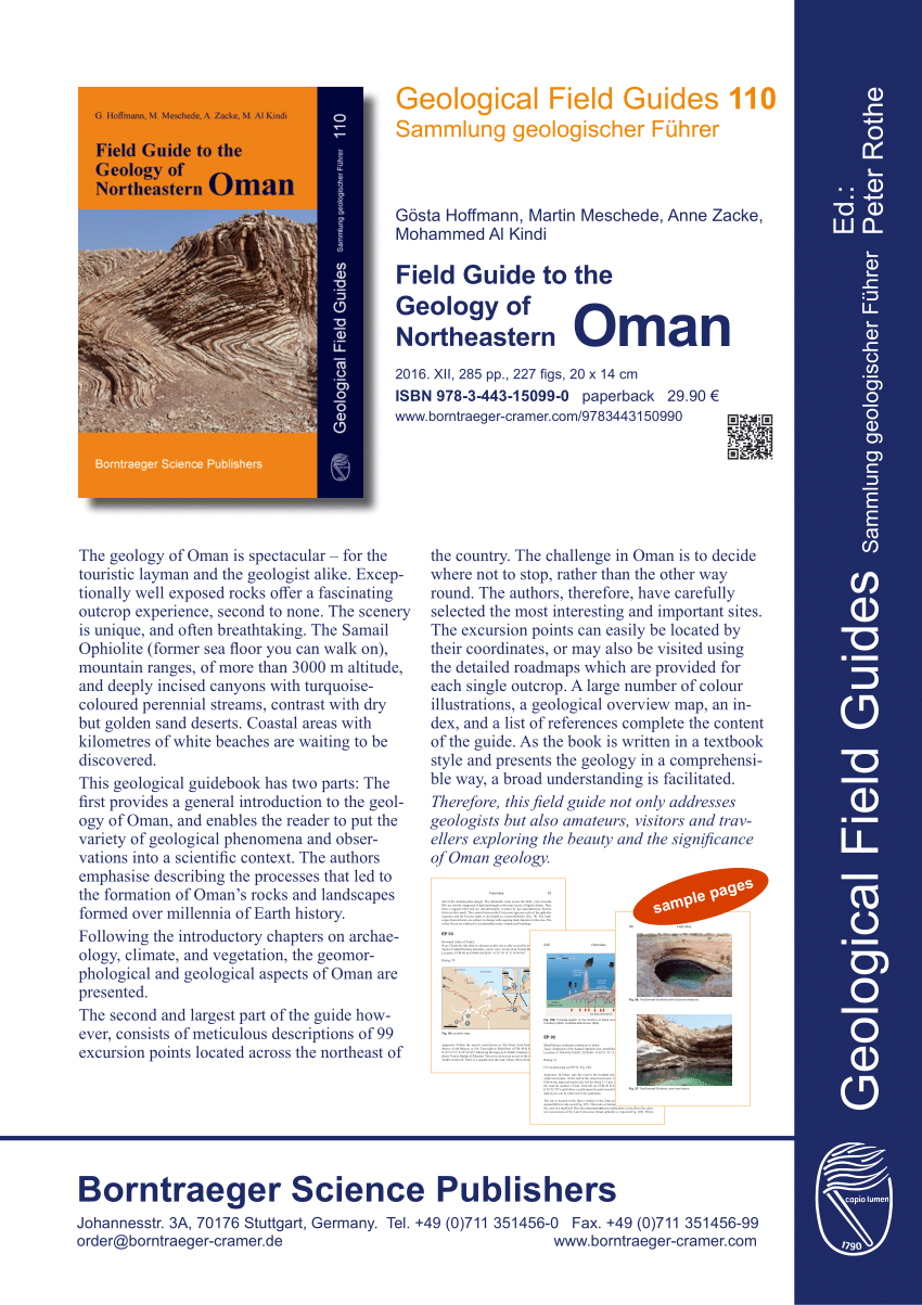Pdf Field Guide To The Geology Of Northeastern Oman - 