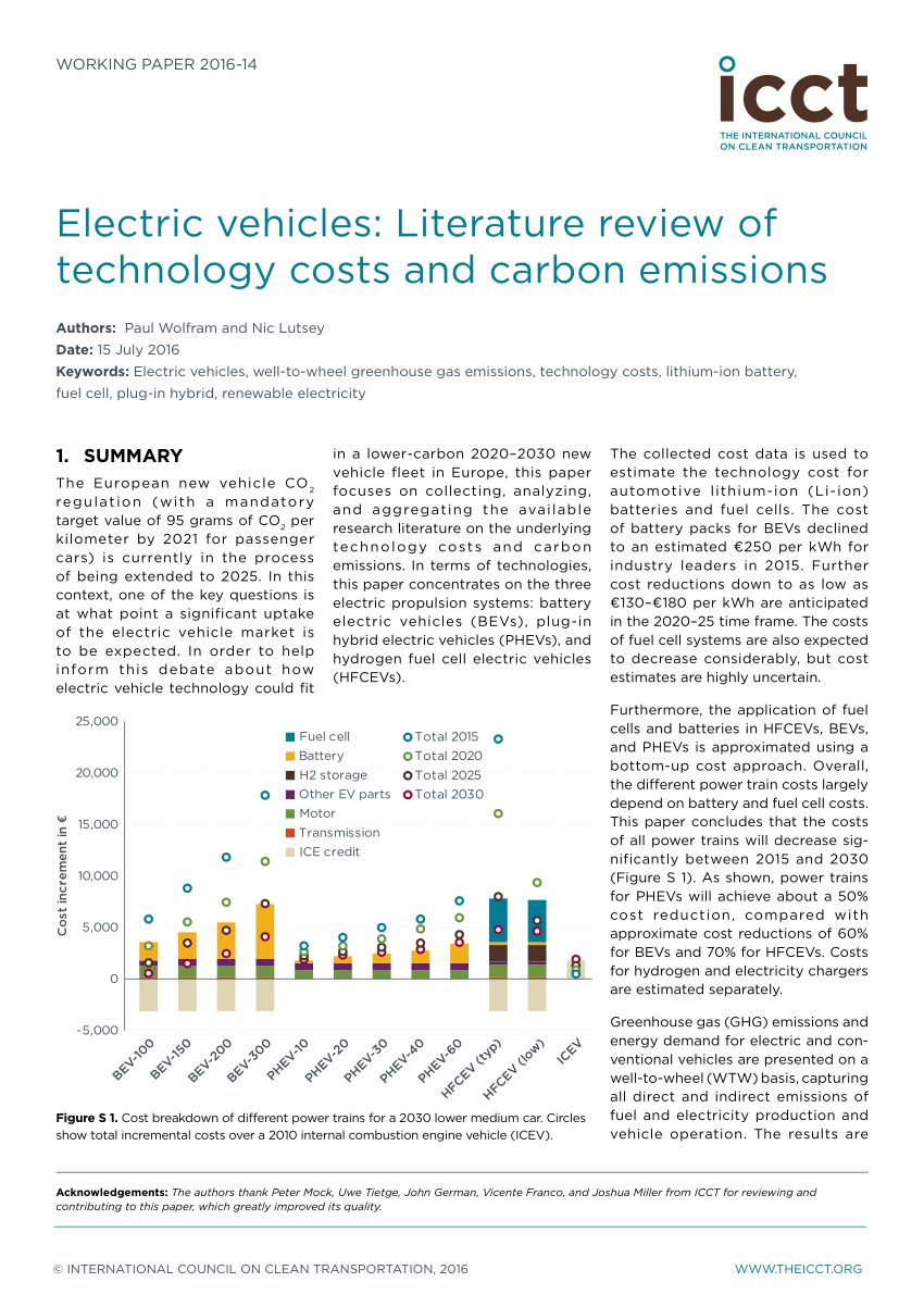 literature review of electric vehicle consumer awareness and outreach activities