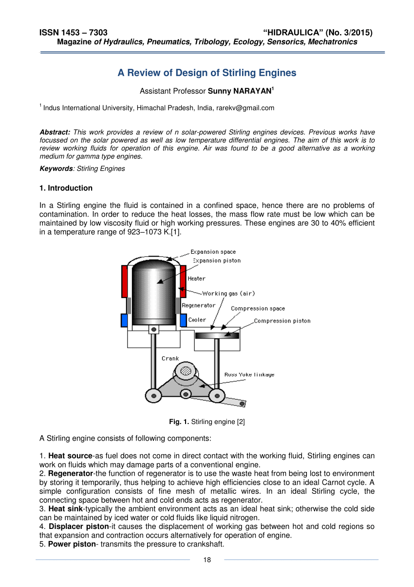 Couverture, Motor Stirling (Stirling Engine), gerard - Documents