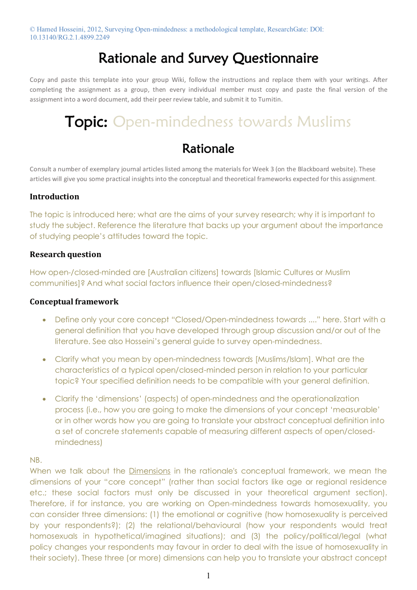 PDF Surveying Social Closed Open mindedness A methodological