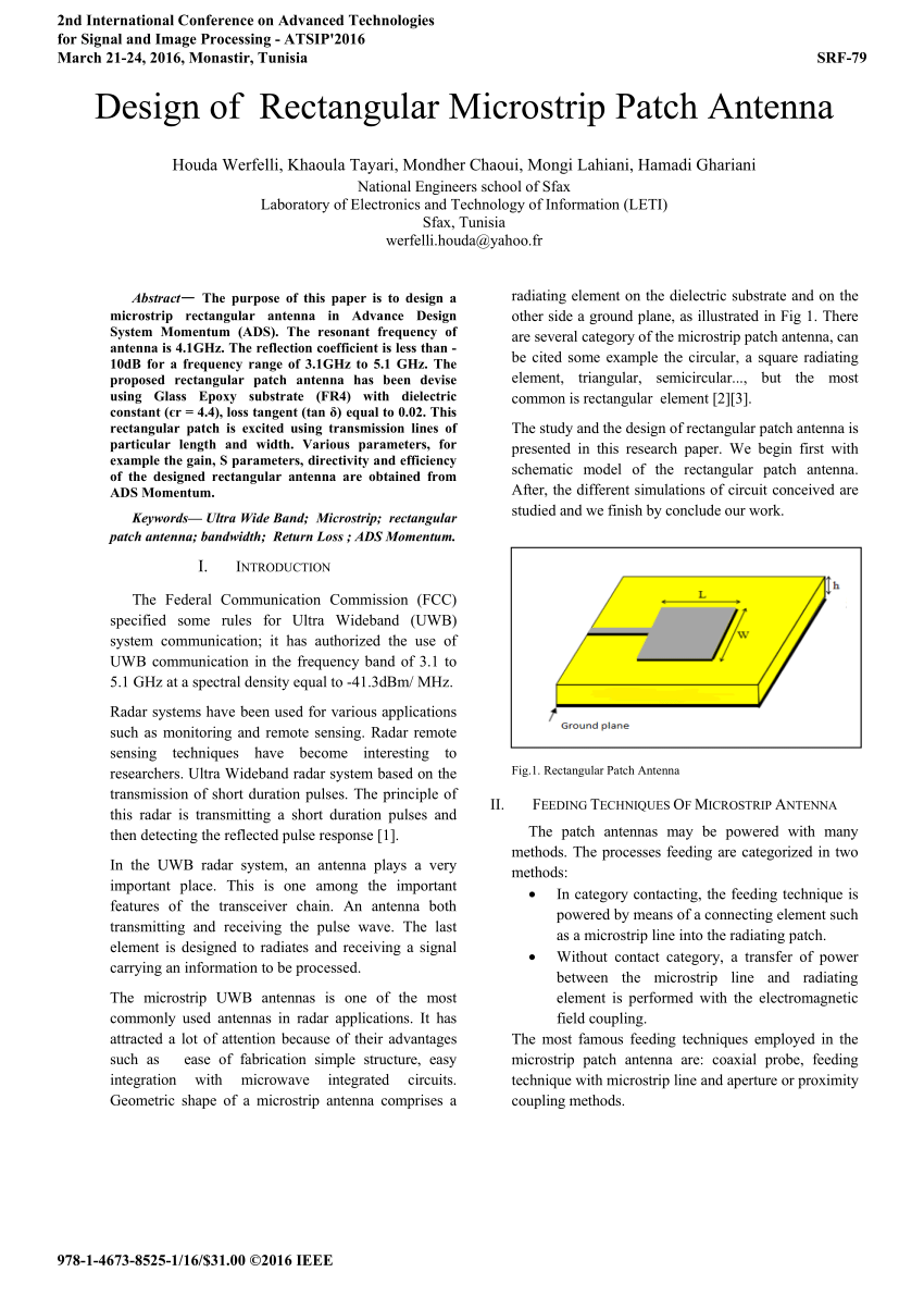 antenna design research papers