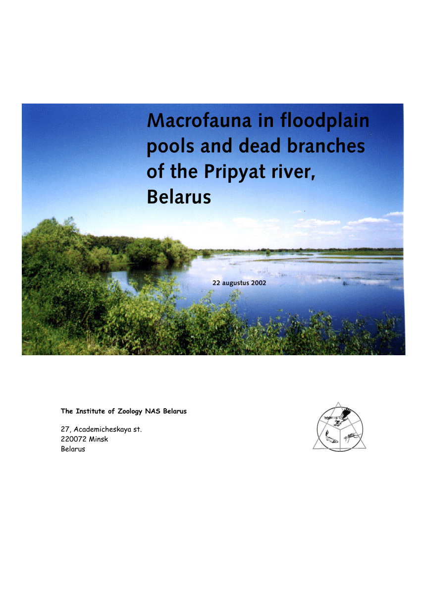 Pdf Macrofauna In Floodplain Pools And Dead Branches Of The Pripyat River Belarus Riza Lelystad Werkdocument 02 158 Pp
