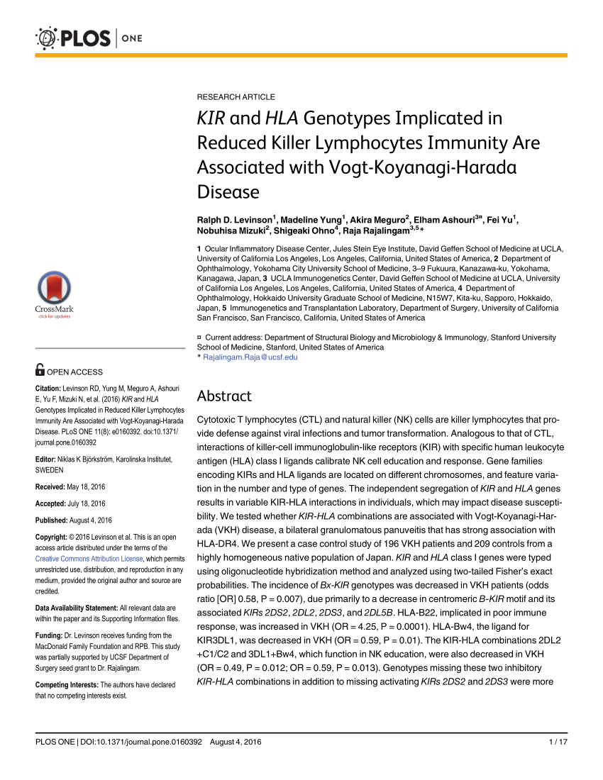 pdf-kir-and-hla-genotypes-implicated-in-reduced-killer-lymphocytes