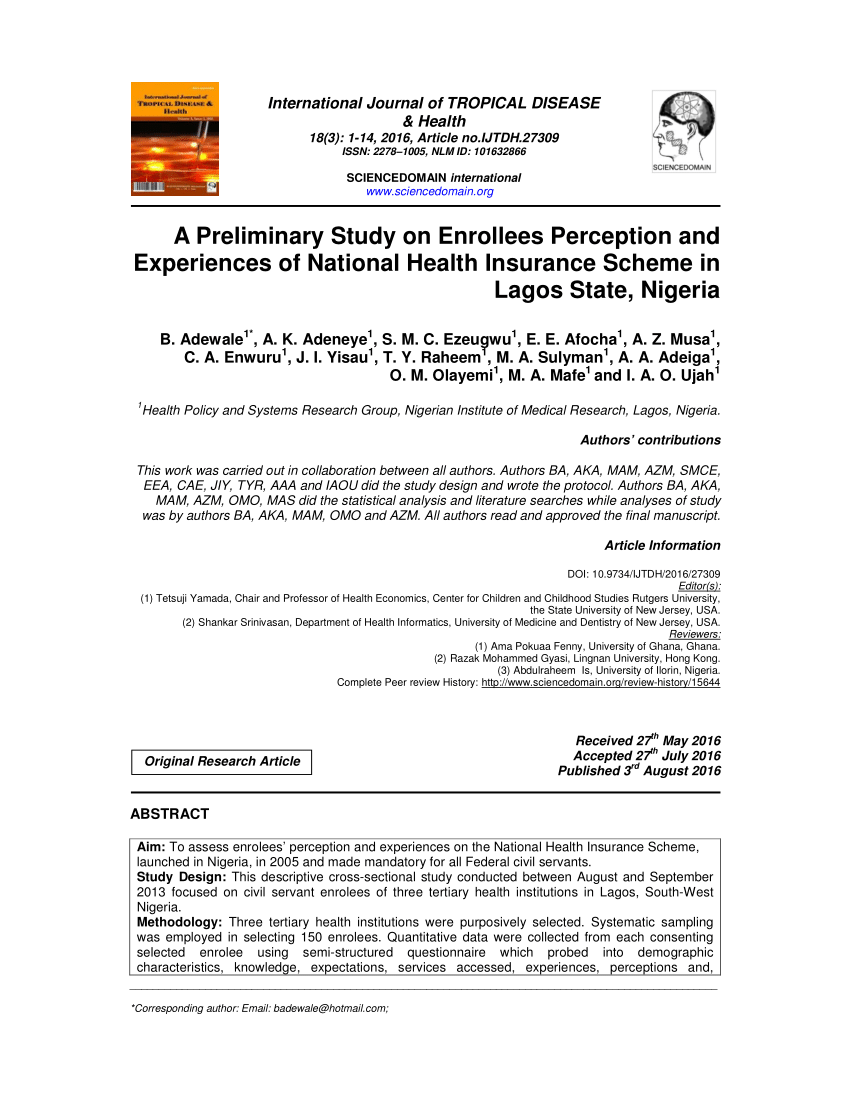 pdf-a-preliminary-study-on-enrollees-perception-and-experiences-of-national-health-insurance