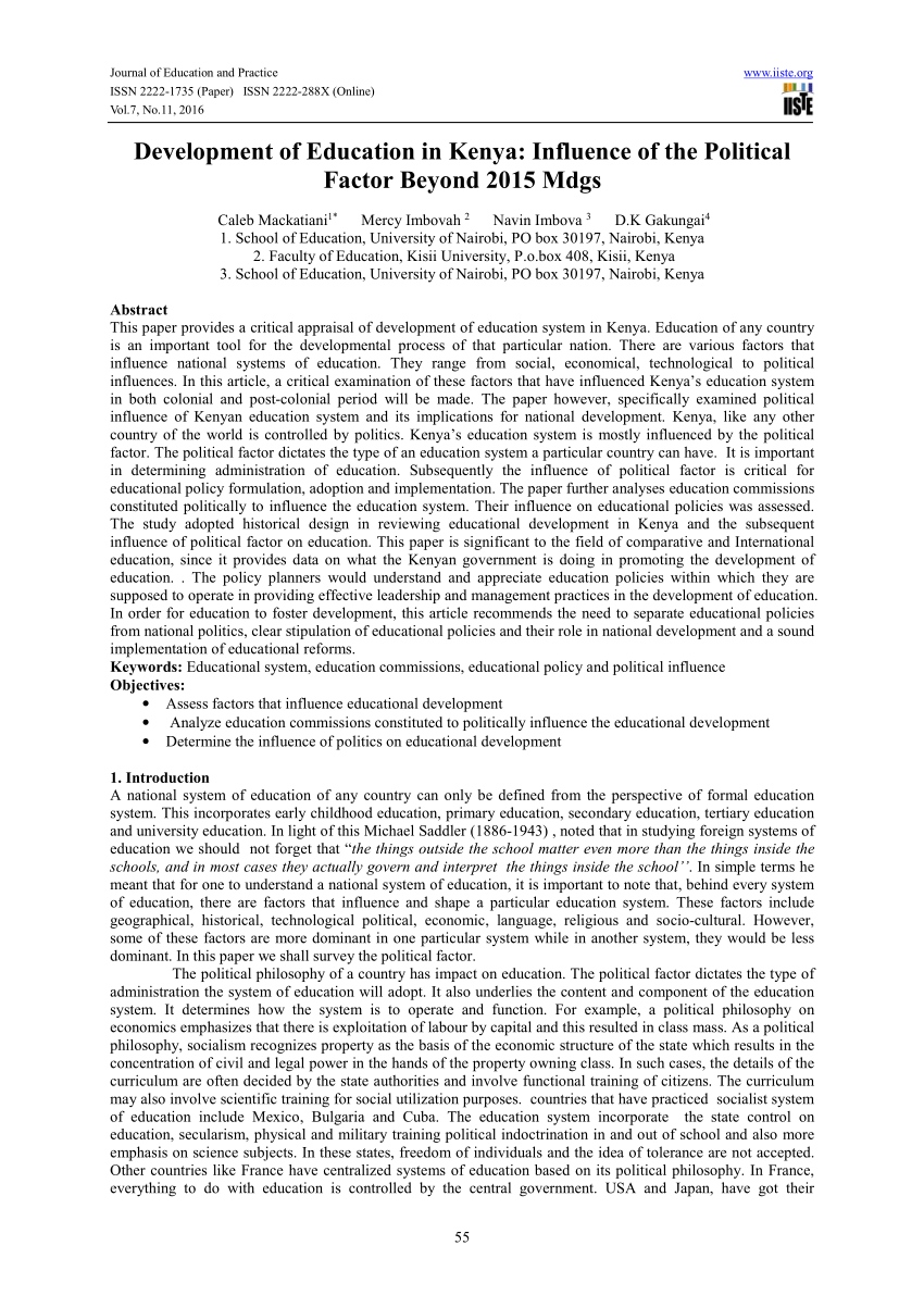 Research paper on service quality in education