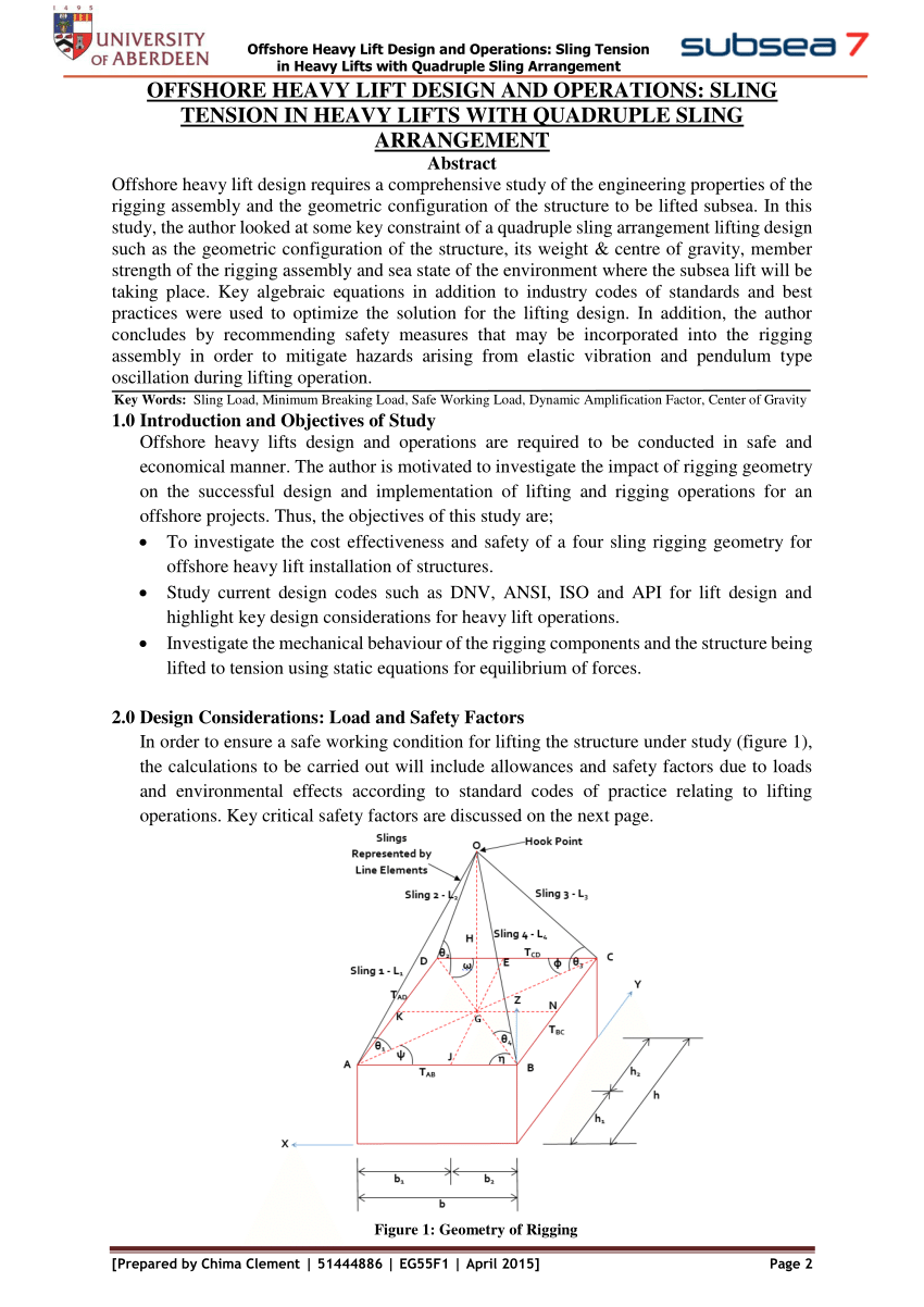 rigging engineering calculations pdf