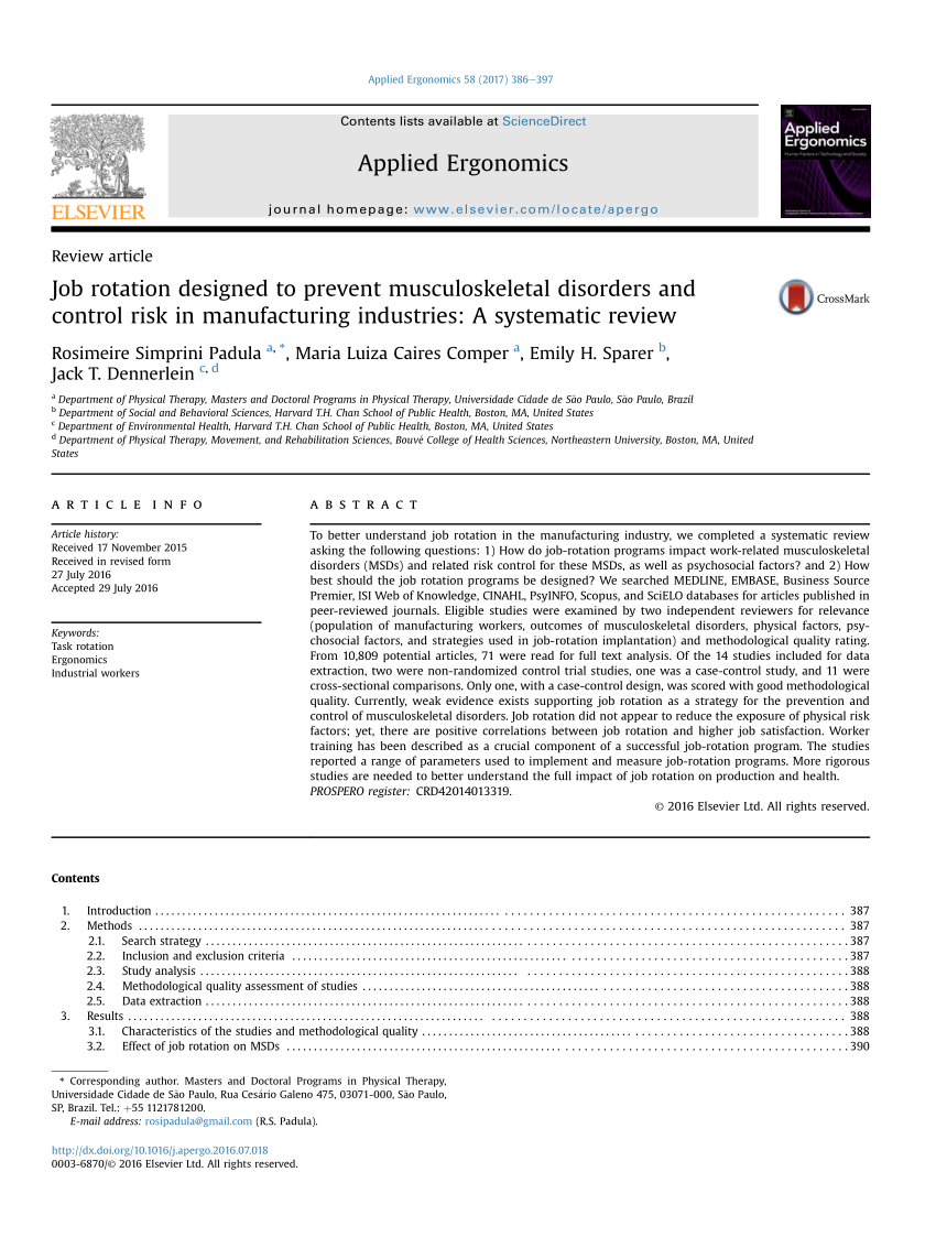 job rotation systematic literature review