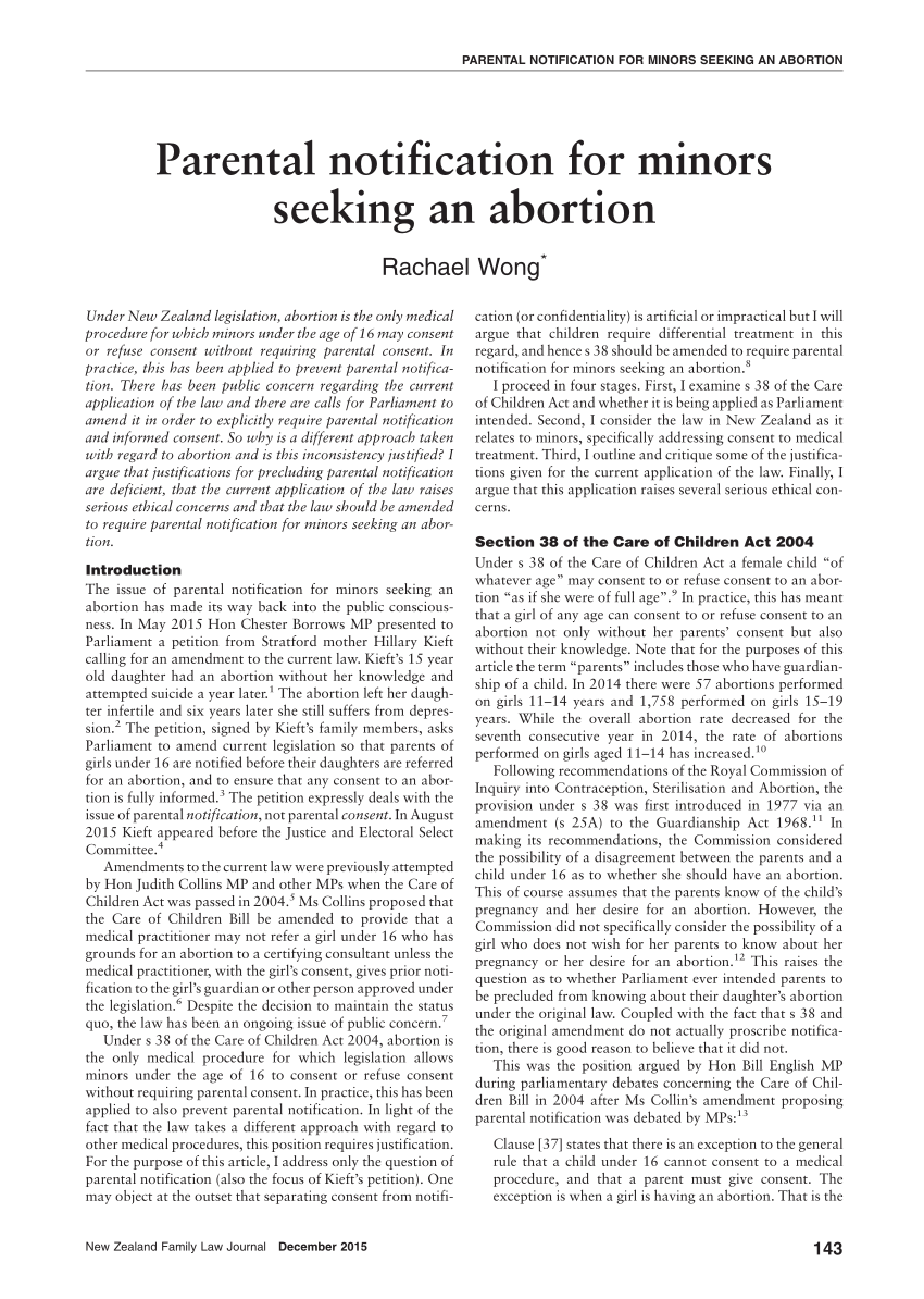 judicial consent for minors seeking abortion