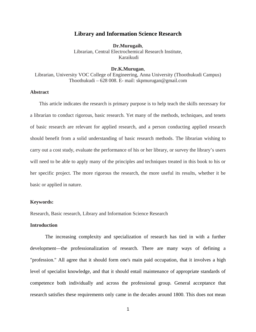 library and information science thesis pdf