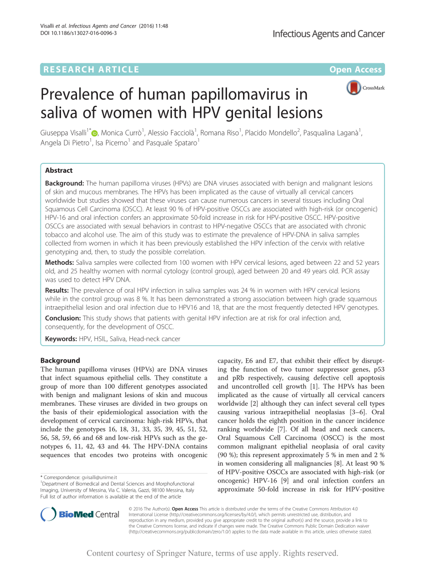 Human papillomaviruses agents - Boli cu transmitere sexuală (BTS) - Analize medicale recomandate