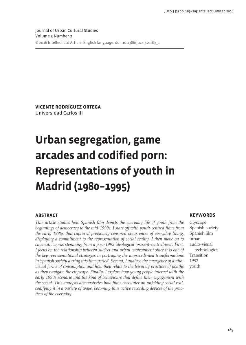 Fuck In Eran - PDF) Urban segregation, game arcades and codified porn ...