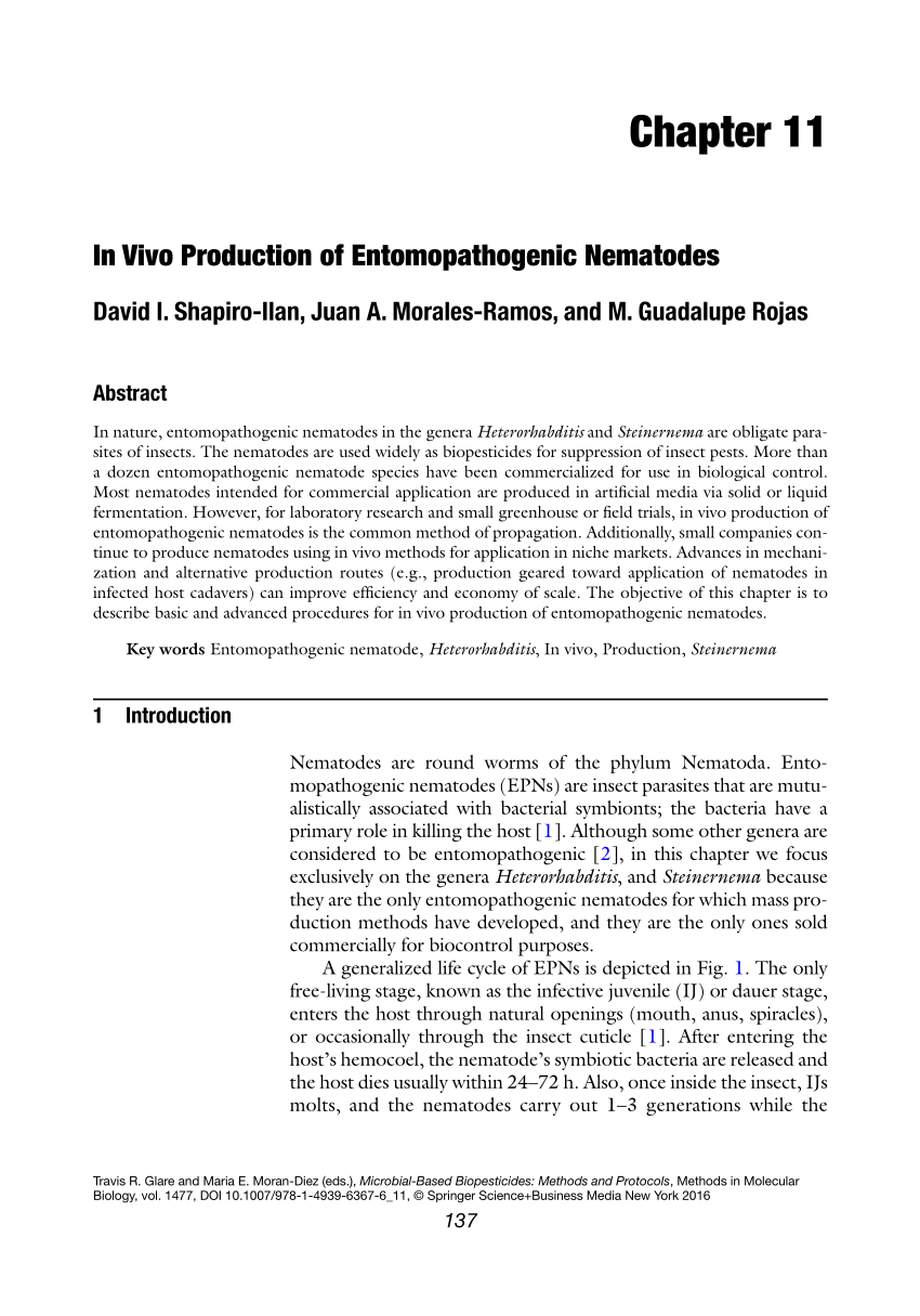 PDF] Combination of entomopathogenic nematodes and chemical