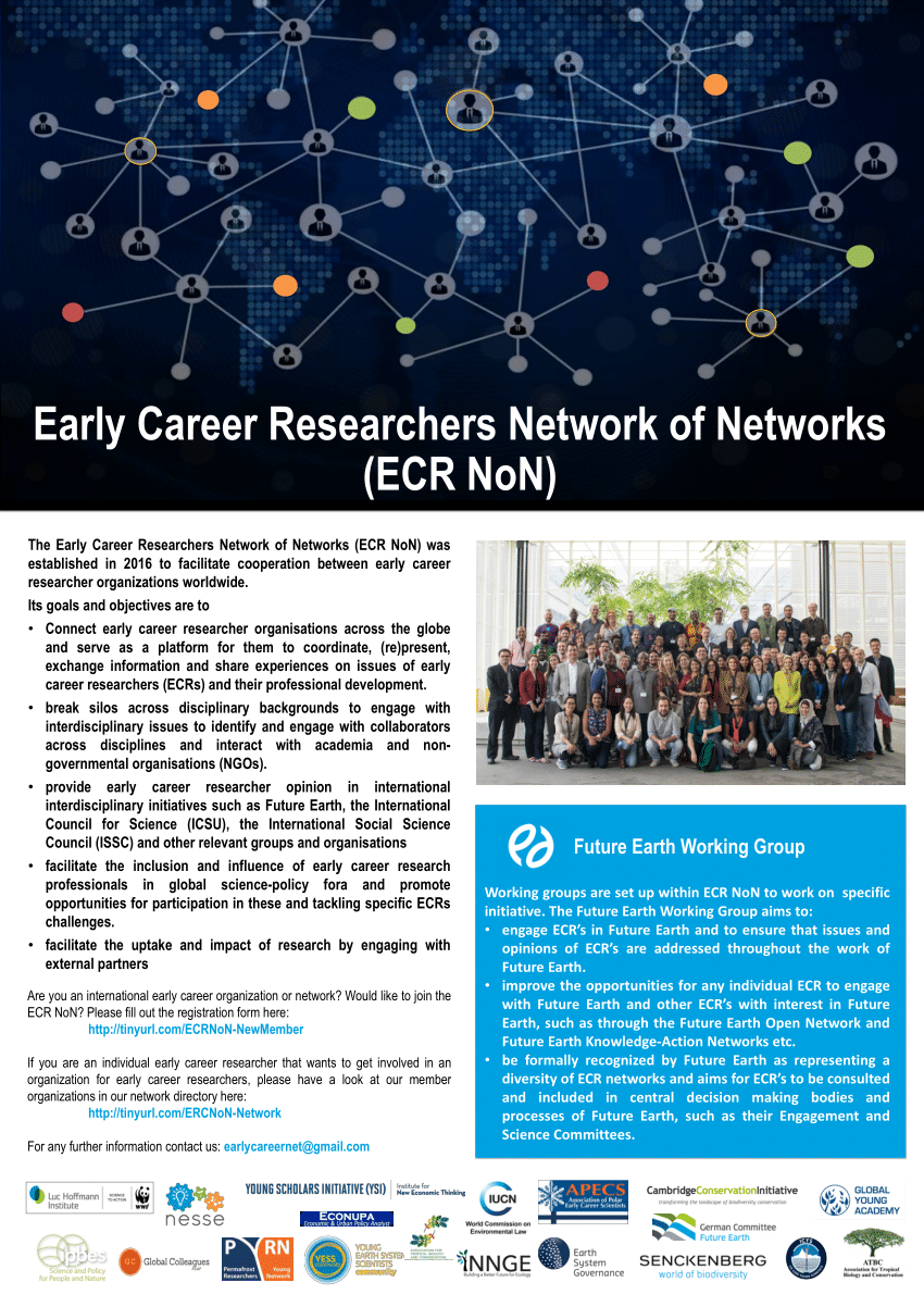 (PDF) Early Career Researchers Network of Networks (ECR NoN)