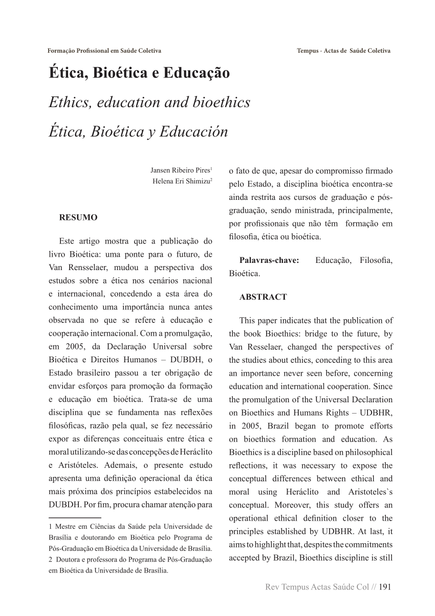 Causa controversia la - Programa Universitario de Bioética