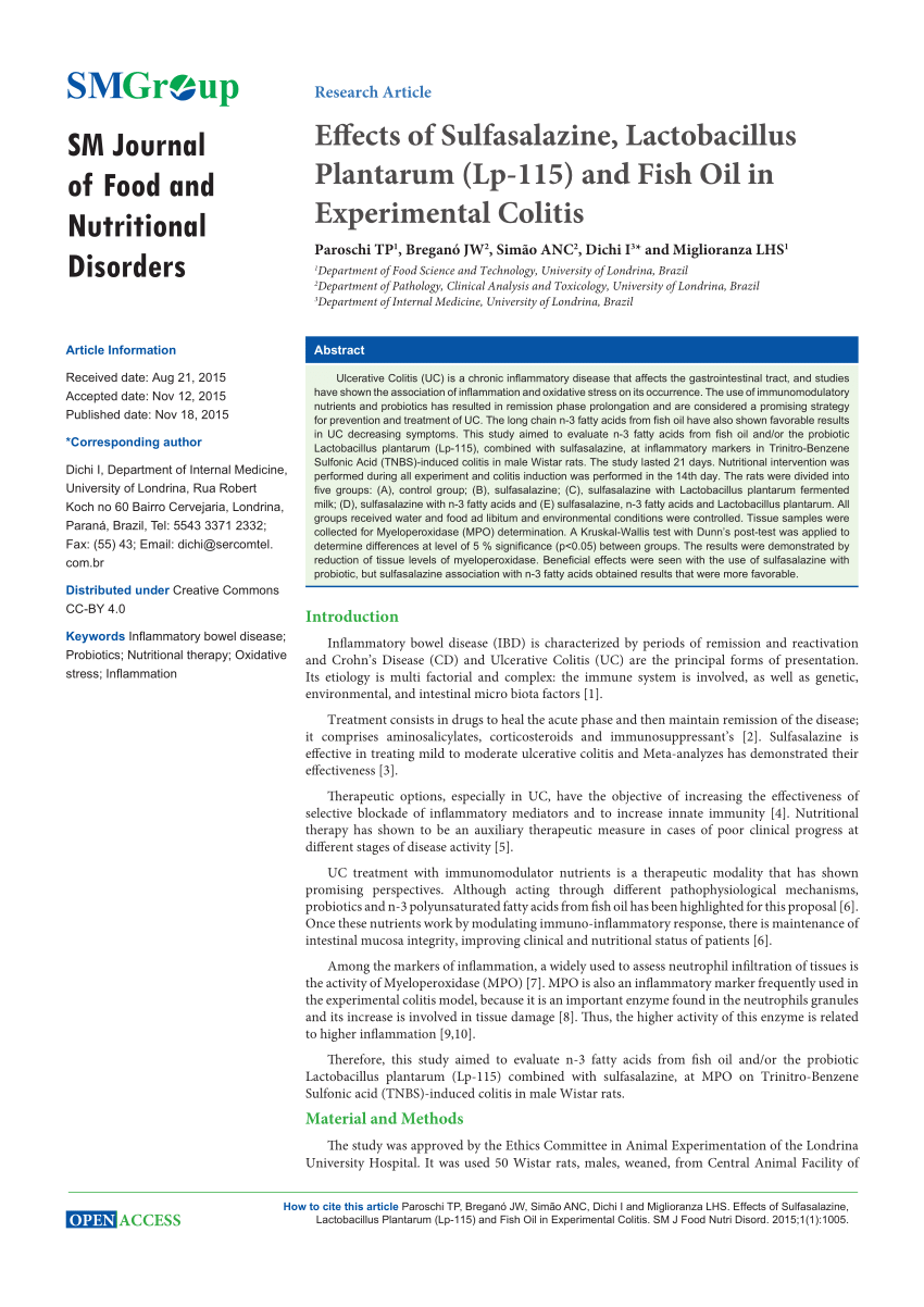 (PDF) SM Journal of Food and Nutritional Disorders