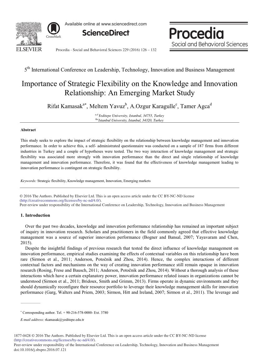 PART 1: Strategic Management of Firms Operating in High-Velocity Markets